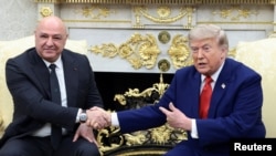 دیدار دونالد ترامپ، رئیس‌جمهوری آمریکا، با ژوزف عون، رئیس‌ جمهوری لبنان، در کاخ سفید (سه‌شنبه ۳۰ تیر)
