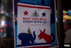 Capitol Lounge in Washington hosts a debate-watch party, Sept. 26, 2016.