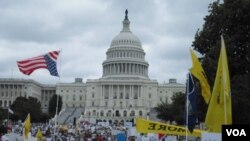 Los manifestantes viajaron de varios estados, incluyendo Texas, Ohio y Tennessee.