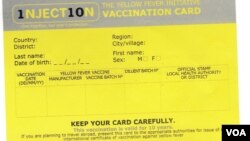 Cartões de vacinação contra febre amarela distribuídos em Luanda levantam dúvidas - 2:15