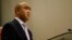 National Director of Public Prosecutions Shaun Abrahams speaks during a media briefing in Pretoria, South Africa, May 23, 2016. Abrahams announced he would challenge a court ruling to reopen a 2007 case against Zuma for 783 charges of fraud, corruption and racketeering.