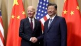 (FILE) U.S. President Joe Biden meets with China's President Xi Jinping on the sidelines of the APEC Summit in Lima, Peru, November 16, 2024. 