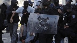 زد و خورد پلیس اسراییل و فلسطینیان