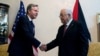 وزیر خارجه آمریکا با رئیس تشکیلات خودگردان فلسطینی دیدار کرد