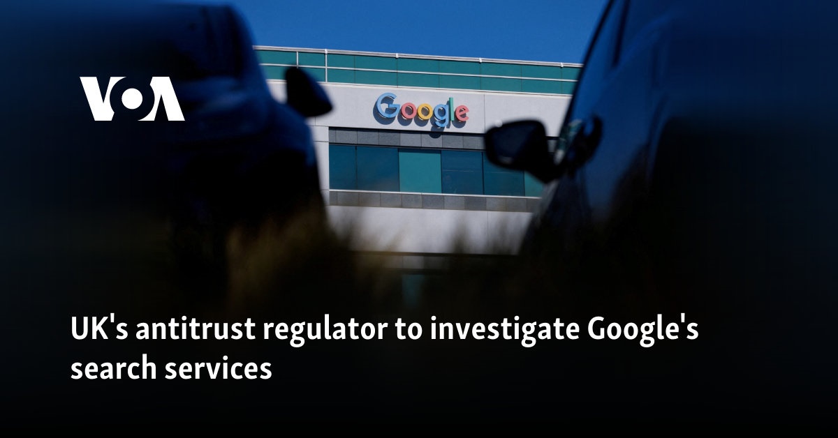 UK's antitrust regulator to investigate Google's search services