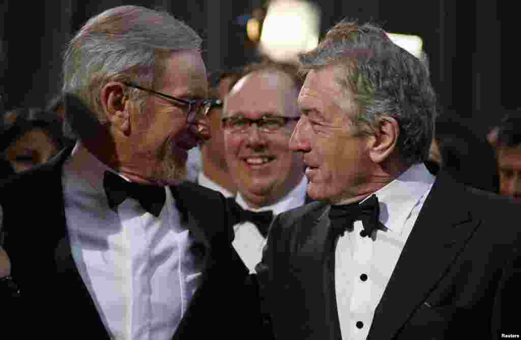 Steven Spielberg and Robert De Niro