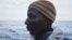  Laye Donzo from Liberia on the Aquarius vessel after being rescued on the Mediterranean Sea, June 25, 2016.