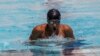 Ibrahim al-Hussein, saat latihan di Olympic Aquatic Centre, di Athena, Rabu, 30 Juni 2021. (AP)