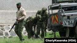 Des rangers dans le parc de Virunga Nord-Kivu, RDC, 11 mai 2018. 