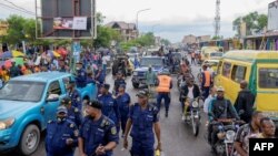 Police ebengani bato yambo na sit-in na CENI na Kinshasa