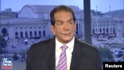 Charles Krauthammer, one of the leading conservative political commentators in the U.S. media, appears on Fox News in this image from video in Washington, released June 21, 2018.