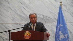 Guterres diz que Moçambique tem legitimidade moral para exigir atenção da comunidade internacional