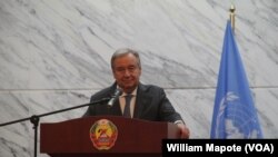 António Guterres, Maputo