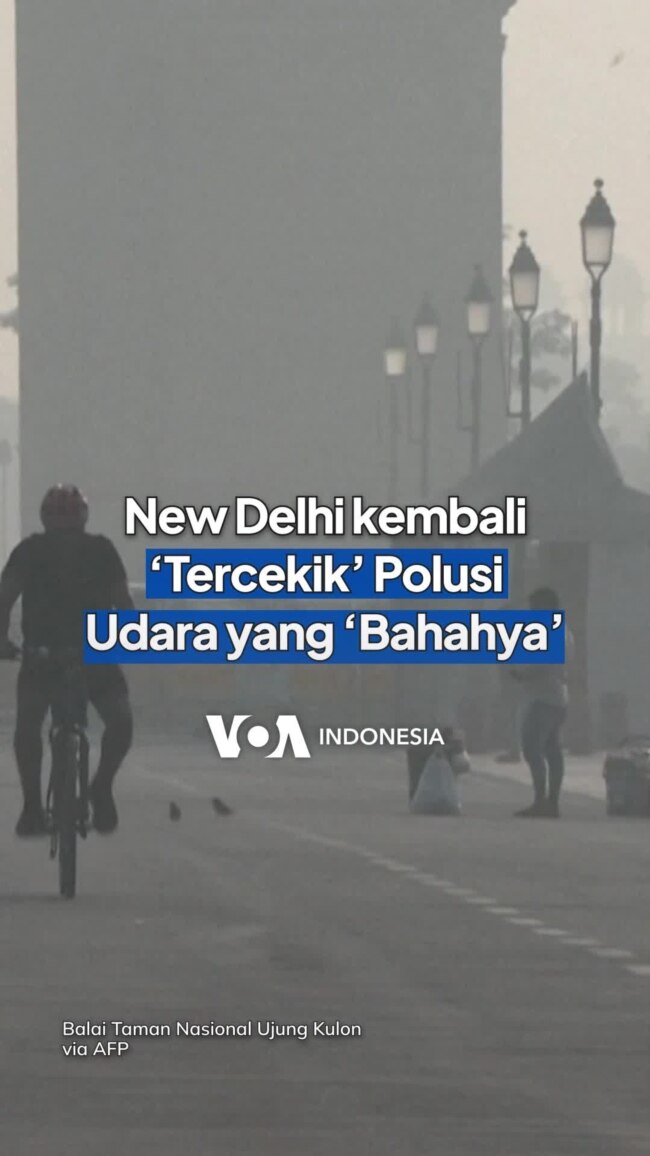 New Delhi kembali ‘Tercekik’ Polusi Udara yang ‘Bahaya’