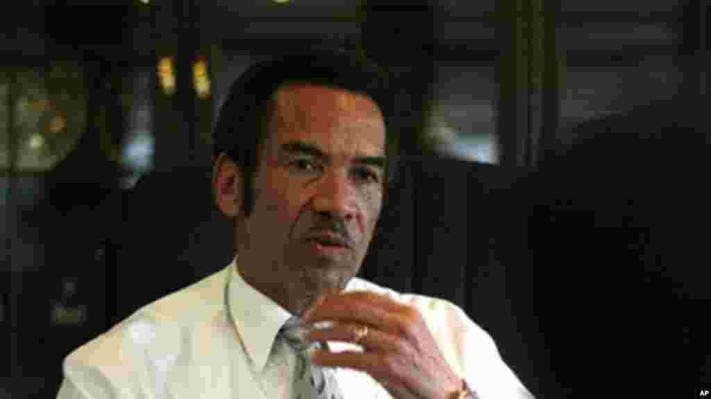 Le président Ian Khama, candidat à sa réélection au Bostwana (AP) 