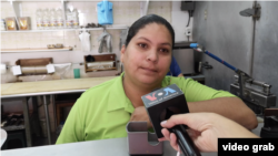 Liseth Rivera, una de las venezolanas afectadas con el apagón. Foto: video grab