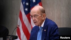 El secretario de Comercio de EE.UU., Wilbur Ross, durante una conferencia en la sede del Departamento de Estado, en Washington D.C., el 14 de septiembre de 2020.