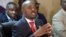 FILE: Opposition leader Nelson Chamisa addresses a media conference at party headquarters in Harare, Zimbabwe, Aug, 25, 2018. 