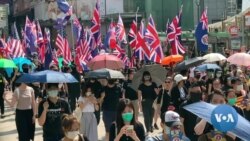 Hong Kong Protesters Clash With Police in Unauthorized Protest