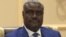 FILE - Moussa Faki Mahamat, the newly elected chairman of the African Union Commission, is shown Oct. 21, 2016. (Andre Kodmadjingar/VOA)
