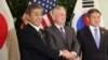 미한일 국방장관 “협력 확대 논의…북 핵 폐기와 불법해상 활동 저지 약속” 