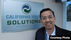 Ông David Dương, tổng giám đốc California Waste Solutions và Vietnam Waste Solutions (ảnh Bùi Văn Phú)