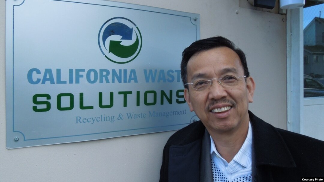 Ông David Dương, tổng giám đốc California Waste Solutions và Vietnam Waste Solutions (ảnh Bùi Văn Phú)