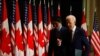 U.S. President Joe Biden meets with Canadian PM Justin Trudeau in Ottawa