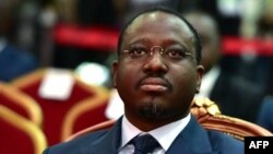 Le président de l'Assemblée nationale de Côte d'Ivoire Guillaume Soro à Abidjan, Côte d’Ivoire, 17 novembre 2017.