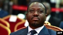 Le président de l'Assemblée nationale de Côte d'Ivoire Guillaume Soro à Abidjan, Côte d’Ivoire, 17 novembre 2017.