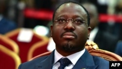 Le président de l'Assemblée nationale de Côte d'Ivoire Guillaume Soro à Abidjan, Côte d’Ivoire, 17 novembre 2017.