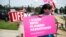FILE - Abortion rights and anti-abortion rights protesters stand outside Planned Parenthood as a deadline looms to renew the license of Missouri's sole remaining Planned Parenthood clinic in St. Louis, May 31, 2019.
