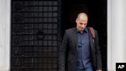 Yanis Varoufakis, ministre des Finances démissionnaire.