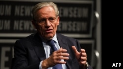 FILE - Bob Woodward, associate editor of The Washington Post, speaks at the Newseum in Washington, June 13, 2012. 