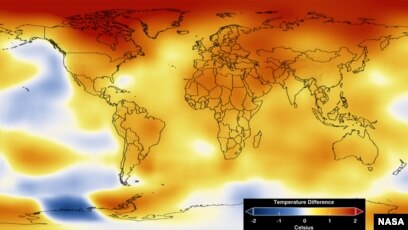 Global Temperature Anomaly Map Nasa: 2012 Was 9Th Hottest Year On Record