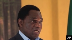 Rais wa Zambia Hakainde Hichilema