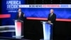 U.S. Senator and Republican vice presidential candidate J.D. Vance, left, and Minnesota Governor and Democratic vice presidential candidate Tim Walz participate in the debate hosted by CBS News in New York, Oct. 1, 2024. 