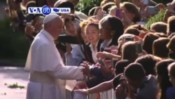 VOA60 America- Pope Francis addresses joint meeting of Congress