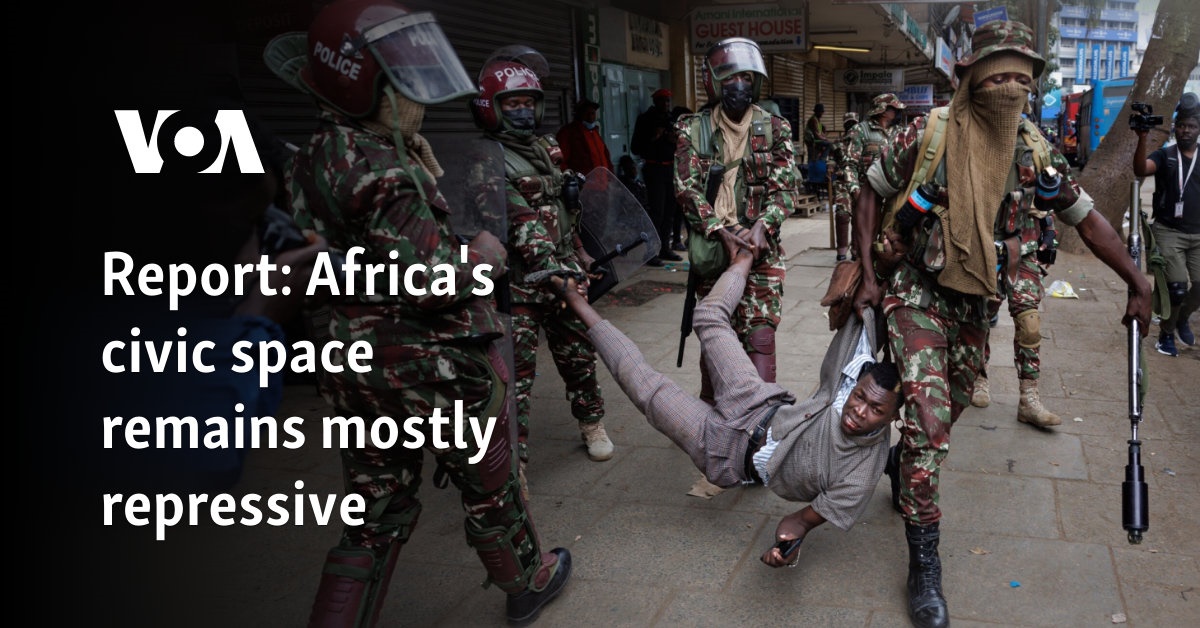 Report: Africa's civic space remains mostly repressive