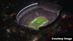 Bryant-Denny stadium holds over 100,000 people.