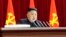 North Korean leader Kim Jong Un presides over a plenary meeting of the Central Committee of the Workers' Party of Korea in Pyongyang March 31, 2013.