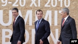 Президент Дмитрий Медведев на Саммите НАТО в Лиссабоне