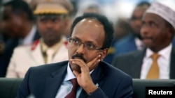 FILE - Somalia's President Mohamed Abdullahi Farmaajo.