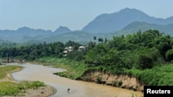 A Laotian fisherman casts his net in the Mekong river in Luang Prabang, (File photo).