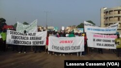 Guineenses manifestam-se