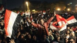 Egyptians celebrate the resignation of President Hosni Mubarak. The former air force commander led the Arab world's most populous country since 198.