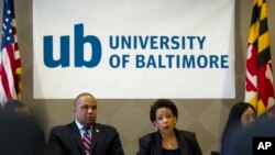 L'Attorney General Loretta Lynch à Baltimore le 5 mai 2015 (AP Photo/Jose Luis Magana, Pool)