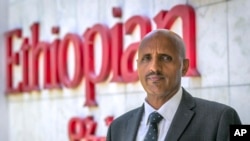 Tewolde Gebremariam, CEO Ethiopian Airlines, di Bandara Internasional Bole, Addis Ababa, 23 Maret 2019. (Foto: dok). 