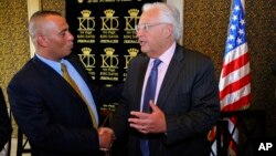 اشرف جباری (چپ) و دیوید فریدمن سفیر آمریکا در اسرائیل