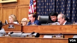 Chairman Ed Royce spoke at a hearing on “Democracy Promotion in a Challenging World” at the U.S. Capitol, Washington, DC, June 14, 2018. (Photo: Chap Chetra/VOA Khmer) 
